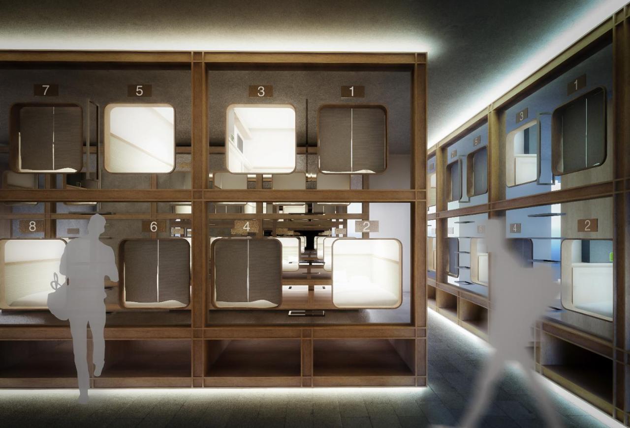 Hearts Capsule Hotel & Spa Hakata Фукуока Екстер'єр фото